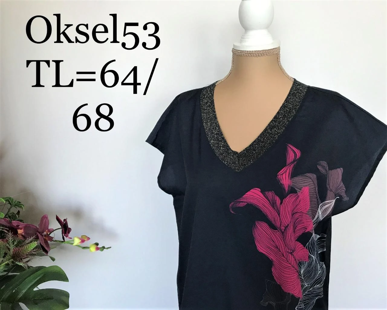 Terre Bleue M42 dark blue with fuchsia and glitter blouse. – photo 10